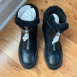 Chloe Roy Shearling Boots